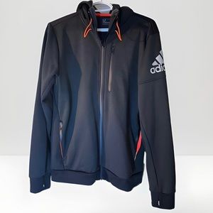 Men’s Medium Adidas Track Thermal Zip-up sweater.
